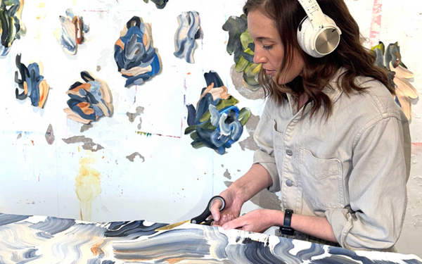 How Cutting Up Old Work Became the Foundation of Ellen Sherman's Practice