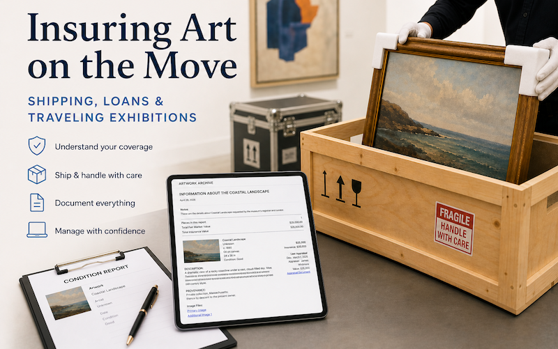 Insuring Art on the Move: How to Protect Your Collection During Shipping, Loans, and Traveling Exhibitions