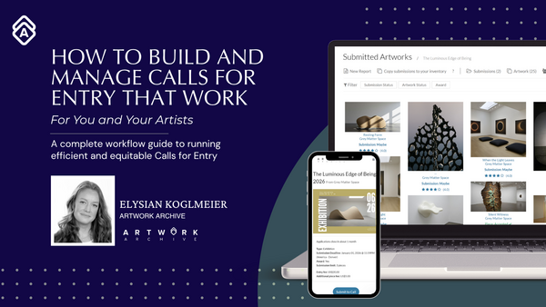 How to Build and Manage Calls for Entry That Work