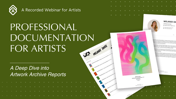  Professional Documentation for Artists: A Deep Dive into Artwork Archive Reports