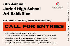 Otterbein University's 8th Annual Juried High School Art Exhibition